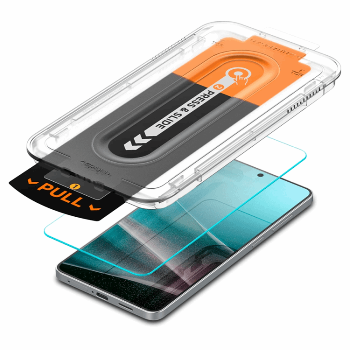 Spigen - Spigen Galaxy S25 Edge Härdat glas Skärmskydd EZ Fit Pro