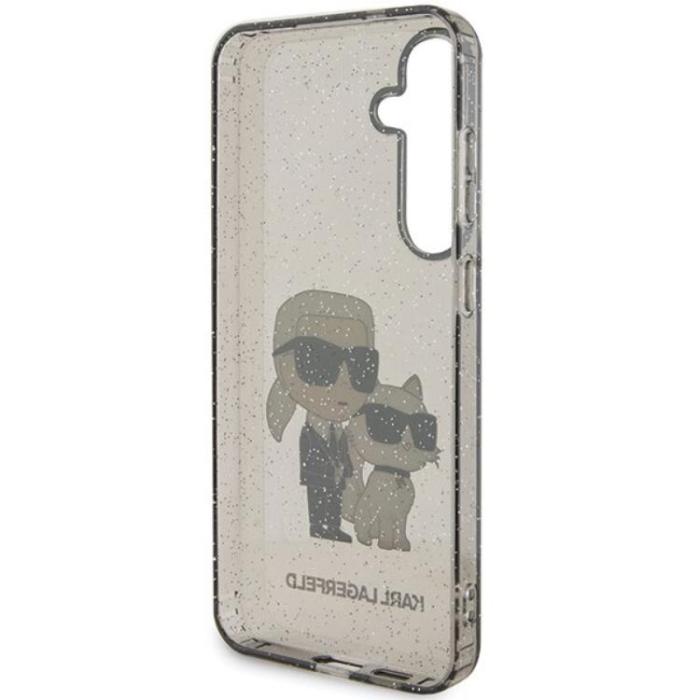 KARL LAGERFELD - Karl Lagerfeld Galaxy S24 Plus Mobilskal Glitter Karl & Choupette
