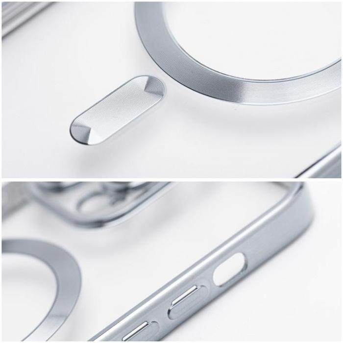 OEM - Galaxy S24 Mobilskal Magsafe Electro - Silver