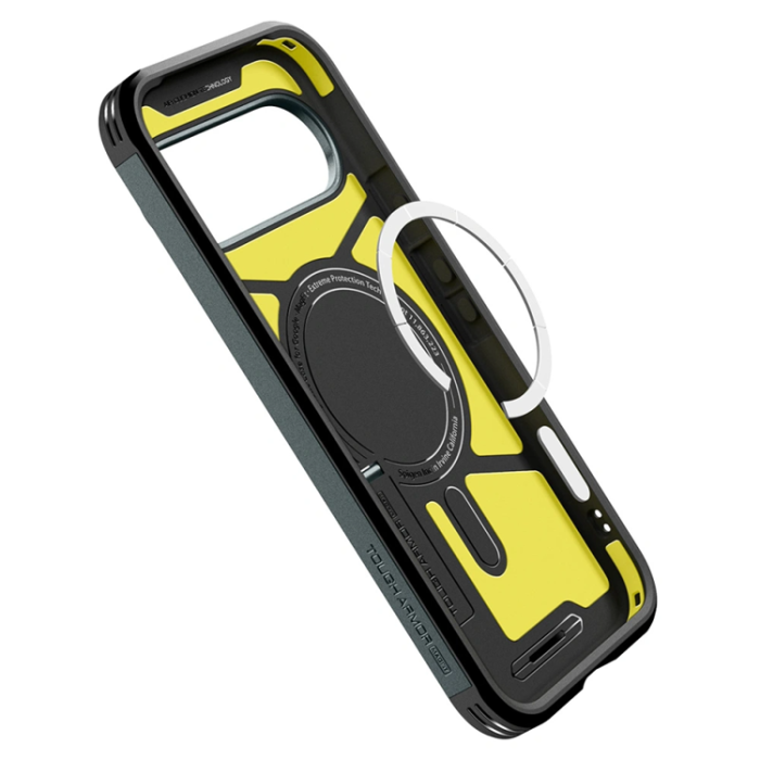 Spigen - Spigen Google Pixel 10/10 Pro Mobilskal Magsafe Tough Armor - Svart