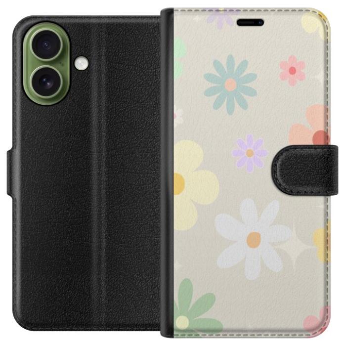 Gustaf - Plånboksfodral till Apple iPhone 17 med fejdande blommor