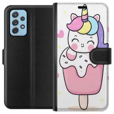 Gustaf - Pl&aring;nboksfodral till Samsung Galaxy A52 5G med Glad enh&ouml;rning