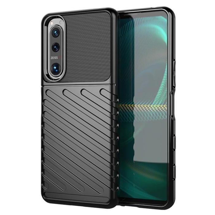 UTGATT1 - Thunder Flexible Skal Sony Xperia 5 III - Svart