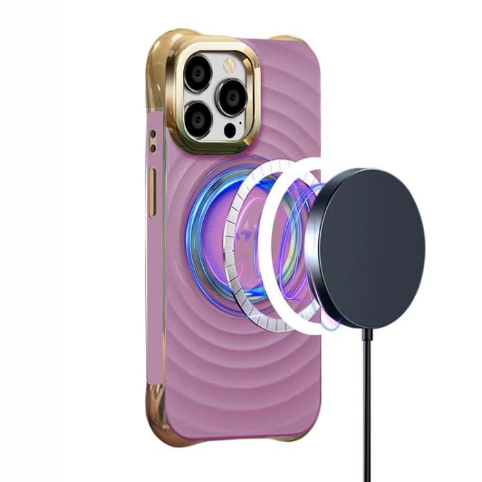 OEM - iPhone 12/12 Pro Mobilskal Magsafe Circle Glam - Lila