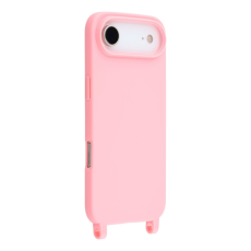 A-One Brand - iPhone 17 Air Mobilskal TPU med Hål för Rem - Rosa