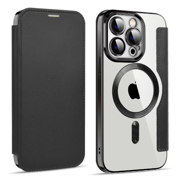 Boom of Sweden - BOOM iPhone 14 Pro Max Magsafe Plånboksfodral RFID Flip - Svart