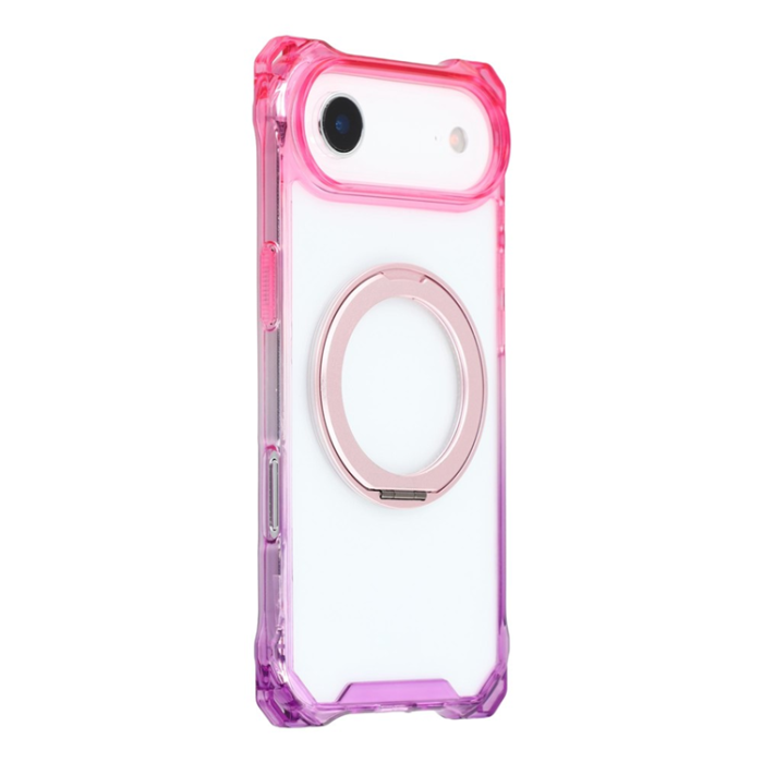 A-One Brand - iPhone Air Mobilskal MagSafe Kickstand - Gradient Rosa/Lila