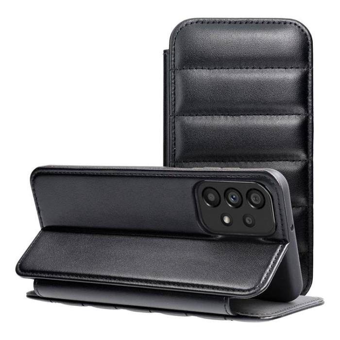 A-One Brand - Galaxy A03 Fodral Puffer Book - Svart