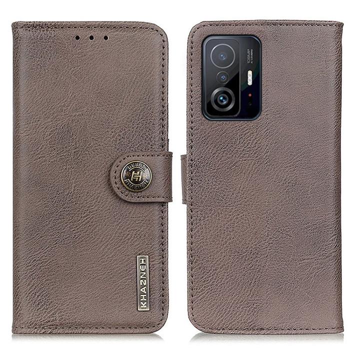 KHAZNEH - Khanzeh Plånboksfodral Xiaomi 11T /11T Pro - Grå