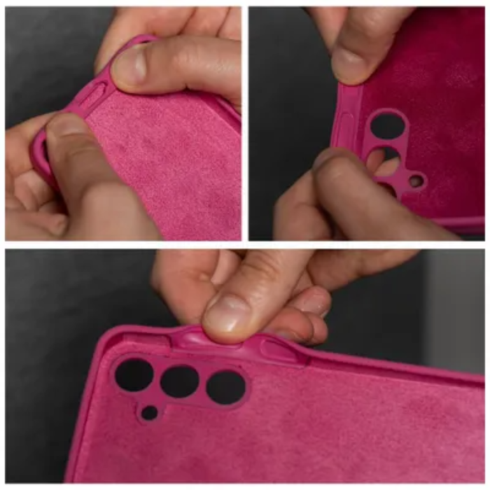 OEM - Galaxy S24 FE Mobilskal Silikon 2mm - Rosa