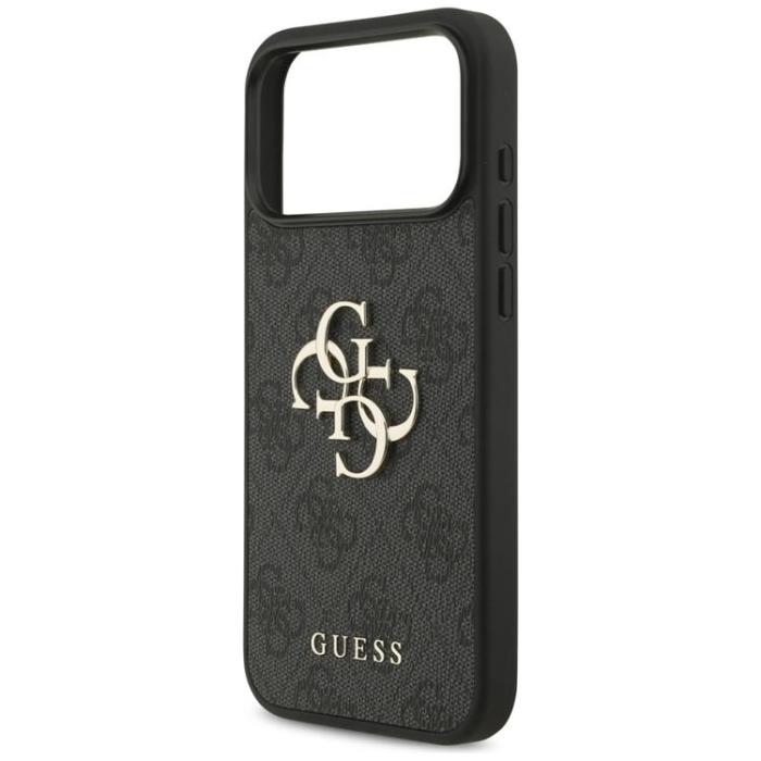 Guess - Guess iPhone 17 Pro Max Mobilskal 4G Strap 4G Classic Logo - Svart