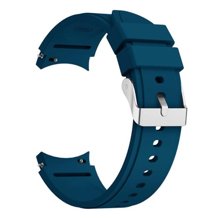 OEM - Galaxy Watch 6 Classic (43mm) Armband Silikon - Mörkblå