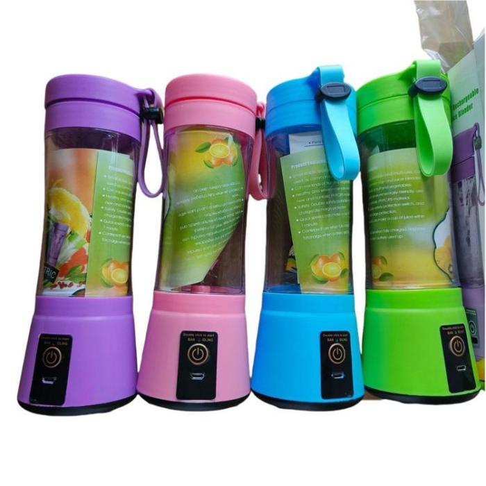 OEM - Bärbar Färsk Fruktmixer för Smoothie 380 ml - Blå