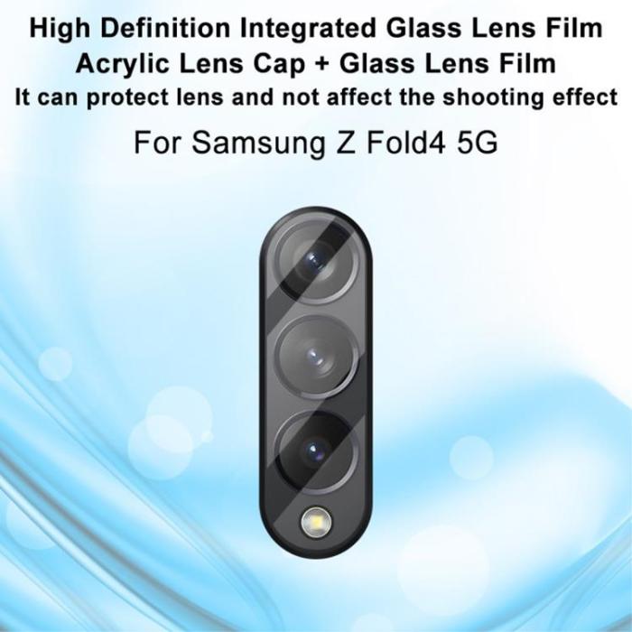 OEM - [1-PACK] Galaxy Z Fold 4 Kameralinsskydd i Härdat glas 3D - Clear