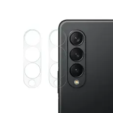 OEM - [2-PACK] Galaxy Z Fold 4 Kameralinsskydd i Härdat glas 3D - Clear