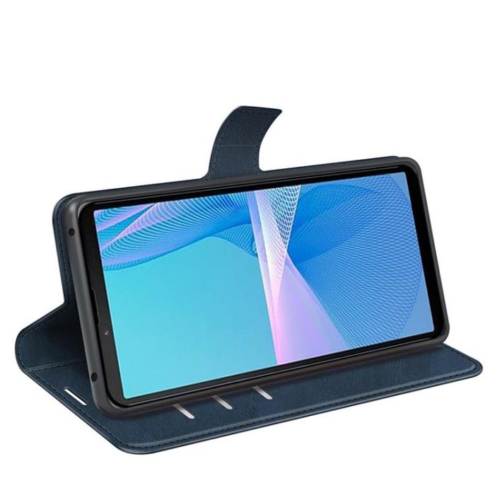 OEM - Sony Xperia 10 IV Plånboksfodral Flip Folio - Blå
