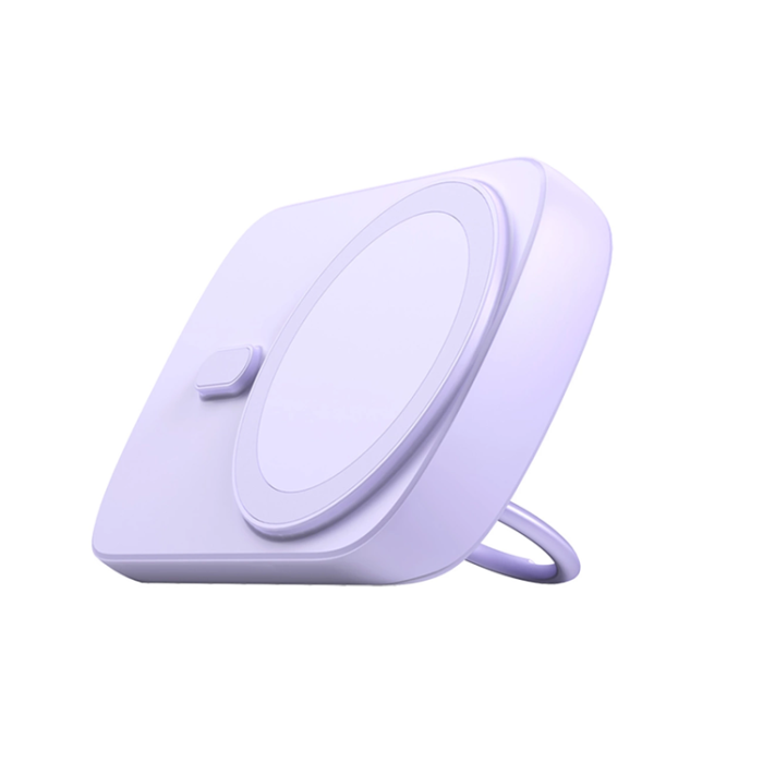 Joyroom - Joyroom Trådlös Powerbank Magsafe 6000mAh 20W Med Ringhållare - Lila