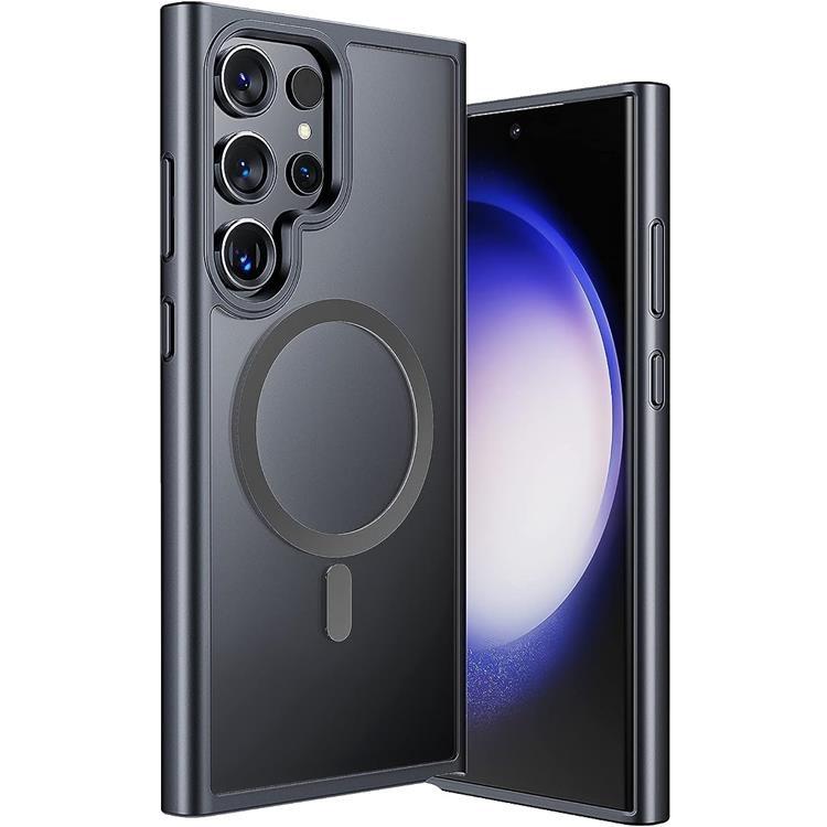 BOOM Galaxy S23 Ultra Mobilskal Magsafe Shockproof - Svart | 2353 | AlltMobil