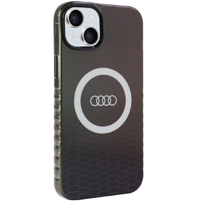 Audi - Audi iPhone 15/14 Plus Mobilskal Magsafe IML Big Logo - Svart