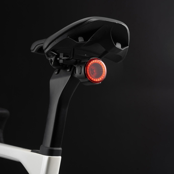 Rockbros - Rockbros Smart Baklampa För Cykel RL1F Road To Sky 400 mAh - Svart