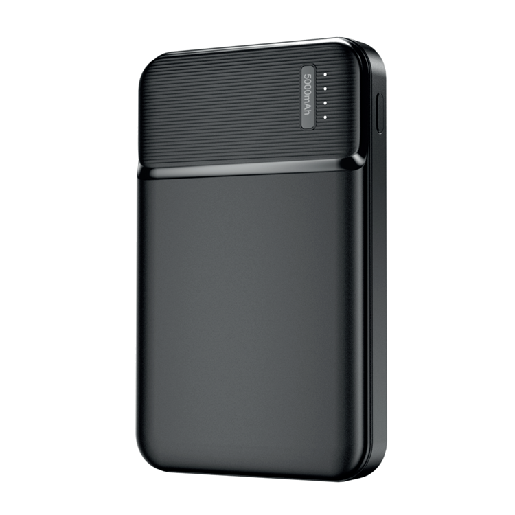 Maxlife Powerbank 5000mAh USB-C/Micro-USB 2.4A - Svart | 505295 | AlltMobil
