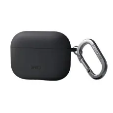 UNIQ - UNIQ AirPods Pro 2 Skal Nexo Silikon med Ear Hooks - Charcoal Gr&aring;