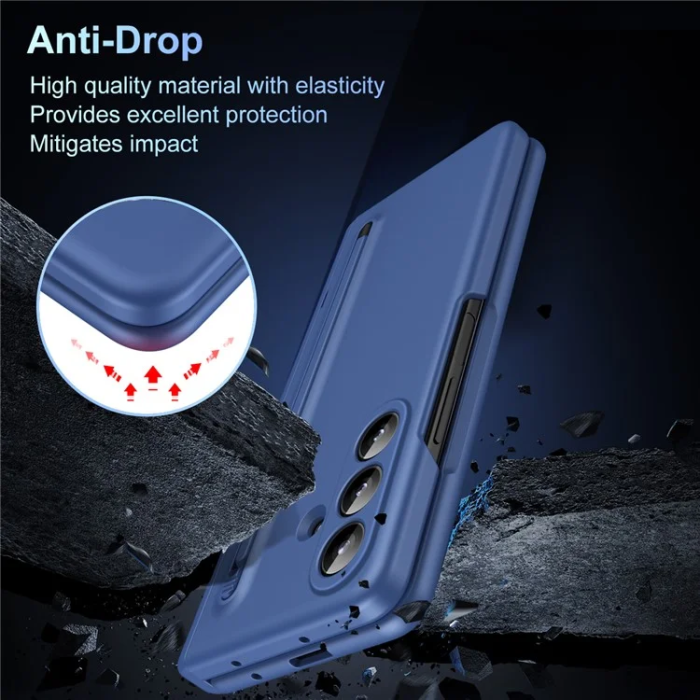 A-One Brand - Galaxy Z Fold 7 Mobilskal Kickstand med Stylus och Härdat Glas