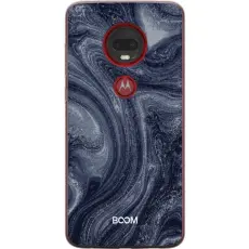 Gustaf - Mobilskal till Motorola Moto G7 Plus med Midnight Stone