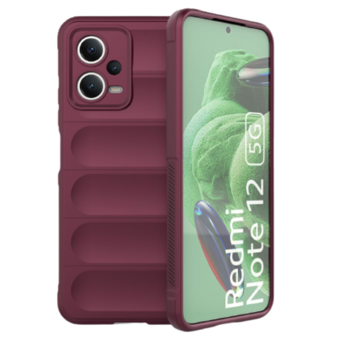OEM - Xiaomi Redmi Note 12/Poco X5 Mobilskal Magic Shield - Vinröd