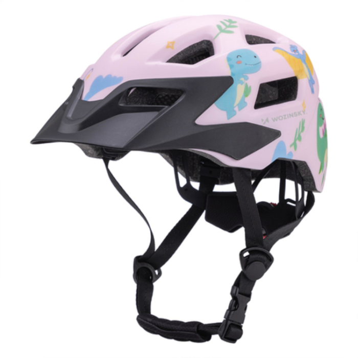 Wozinsky - Wozinsky MTB Barncykelhjälm med Avtagbart Visir S - Rosa