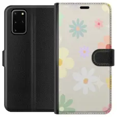 Gustaf - Pl&aring;nboksfodral till Samsung Galaxy S20+ med fejdande blommor