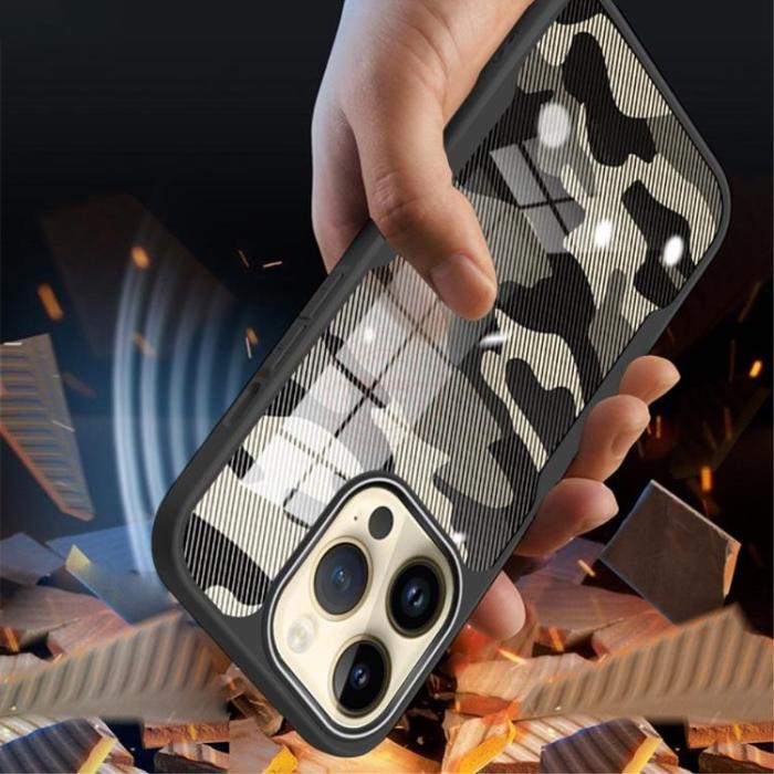 Rzants - Rzants iPhone 14 Pro Skal Camouflage - Svart