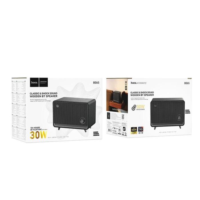 Hoco - Hoco Högtalare Bluetooth Retrostil BS65 - Svart