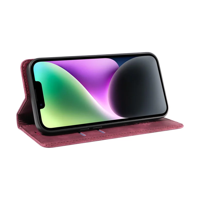 BETOPNICE - Betopnice iPhone 17 Air Plånboksfodral Magnetic RFID Blocking - Röd