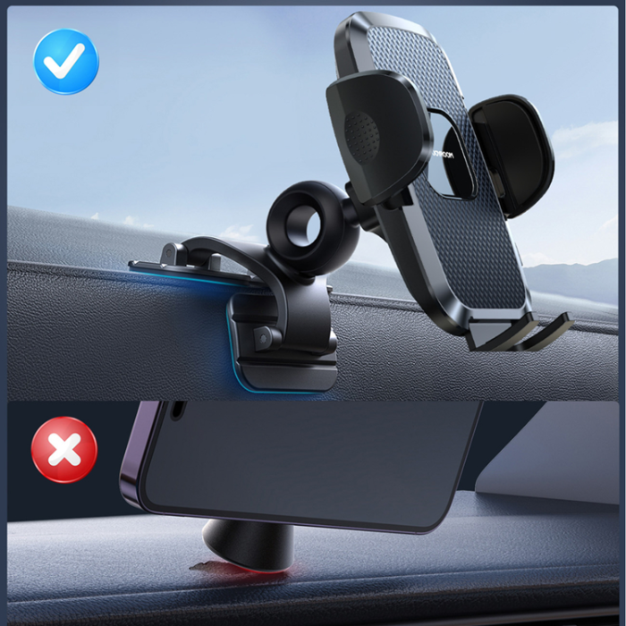 Joyroom - Joyroom Clamp Bilhållare med Tre Justerbara Ben JR-ZS259 - Svart