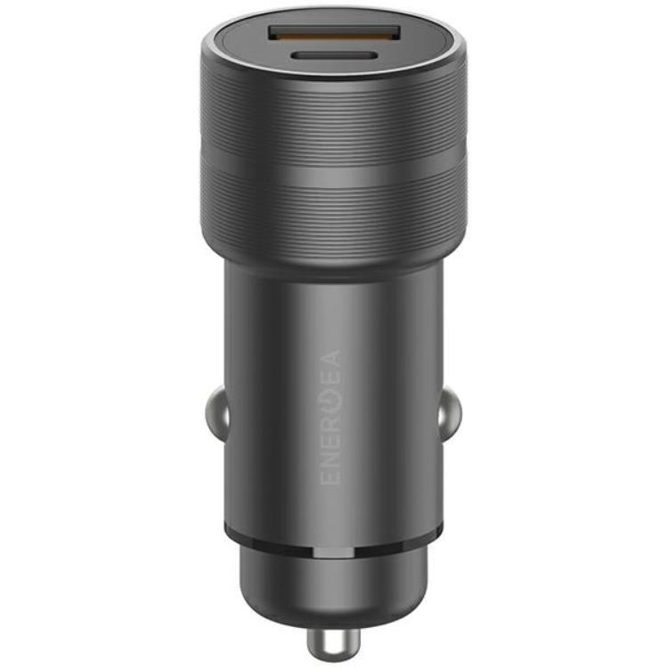 Energea Billaddare 38W 1xUSB-C 1xUSB-A PD-QC3.0 - Gunmetal | 505295 | AlltMobil