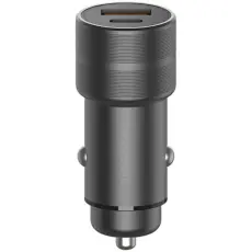 ENERGEA - Energea Billaddare 38W 1xUSB-C 1xUSB-A PD-QC3.0 - Gunmetal