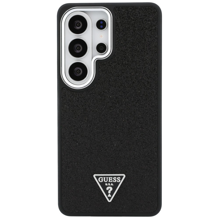 Guess - Guess Mobilskal För Galaxy S26 Ultra MagSafe Fixed Glitter Triangle - Svart
