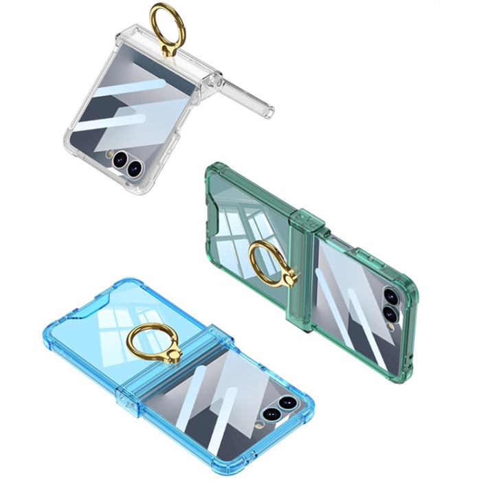GKK - GKK Galaxy Z Flip 7 Mobilskal Stötsäker - Transparent