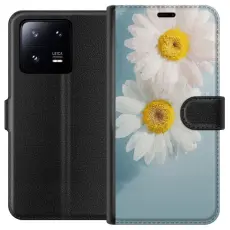 Gustaf - Pl&aring;nboksfodral till Xiaomi 13 Pro med Sommarblommor