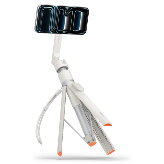 Spigen - Spigen Selfiestick Bluetooth Tripod S582W - Dune Beige
