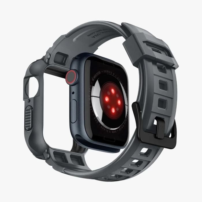 Spigen - Spigen Apple Watch 7/8/9/SE (44/45mm) Armband Rugged Armor Pro