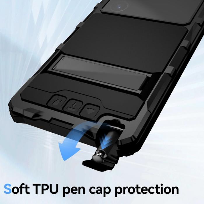 R-JUST - R-JUST Mobilskal till Galaxy S24 Ultra Shockproof Svart