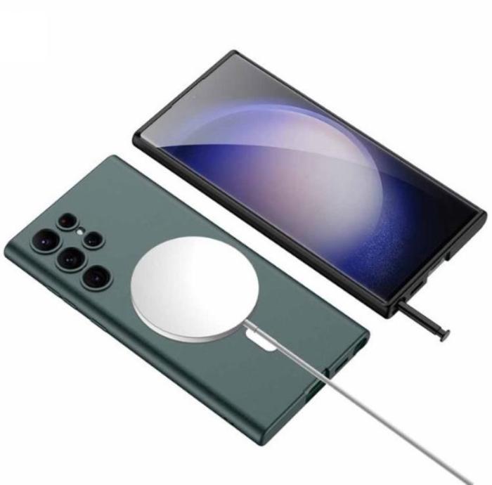 GKK - GKK Galaxy S23 Ultra Mobilskal Magsafe Ultra Thin - Grön