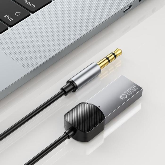 Tech-Protect - Tech-Protect Adapter Aux Bluetooth Ultraboost - Svart