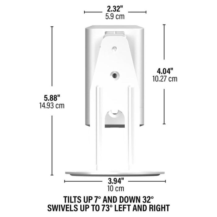 Sanus - SANUS Wall Mount for Sonos ERA100 Pair White