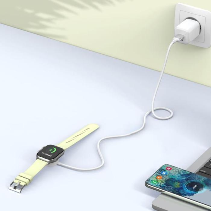 Tech-Protect - Tech-Protect Trådlös Laddare För Apple Watch Typ-C kabel 100cm MC02