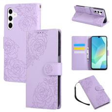OEM - Pl&aring;nboksfodral f&ouml;r Samsung Galaxy S26 Konstl&auml;der 3 kortfack - Ljuslila