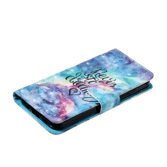 OEM - Plånboksfodral för Samsung Galaxy S26 3D-mönster Konstläder - Stjärnhimmel