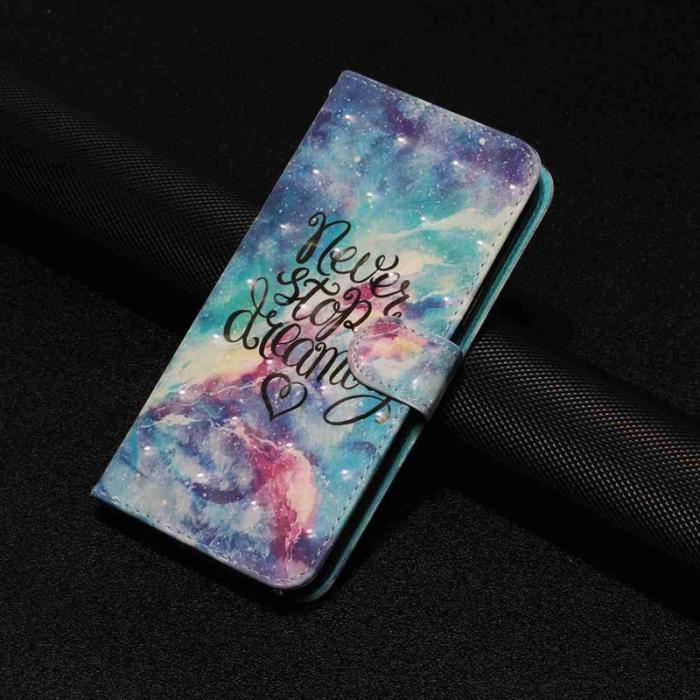 OEM - Plånboksfodral för Samsung Galaxy S26 3D-mönster Konstläder - Stjärnhimmel